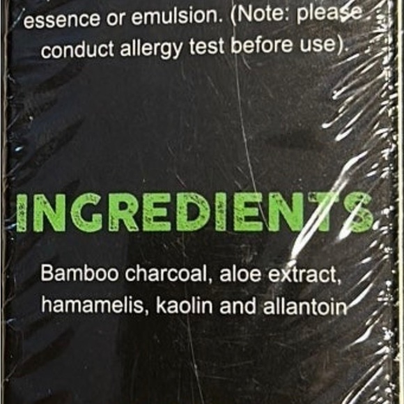 (ONE) EELHOE BAMBOO CHARCOAL CLEANSING MASK (UNISEX)- NEW & SEALED! - Picture 3 of 5